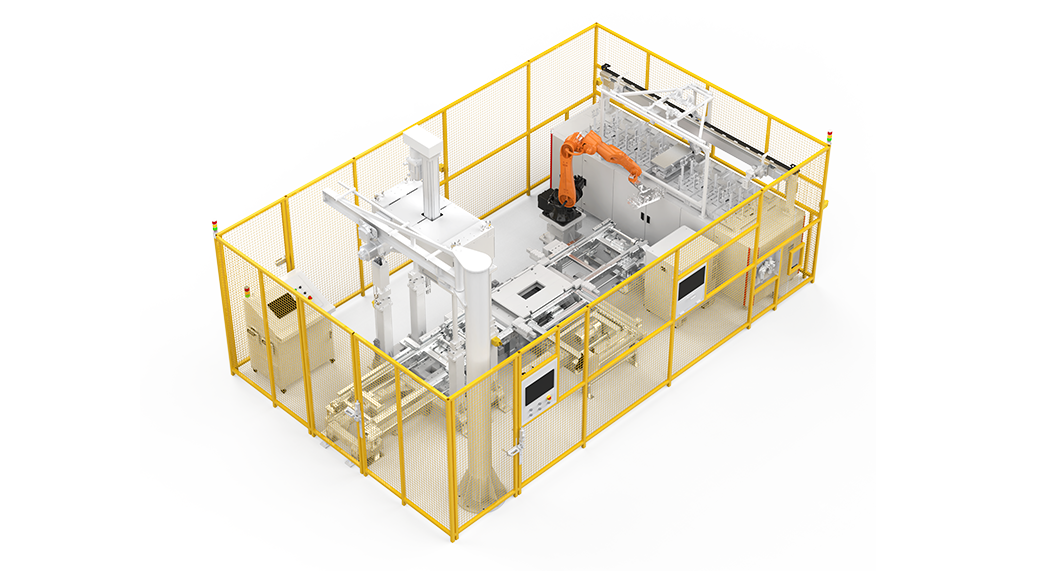 燃料电池单六轴电堆组装设备